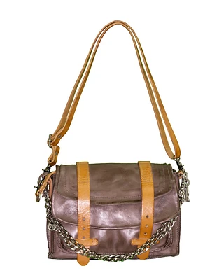 Satchel Chain Detail Handbag