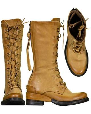 Steward Tall Lace Up Boot