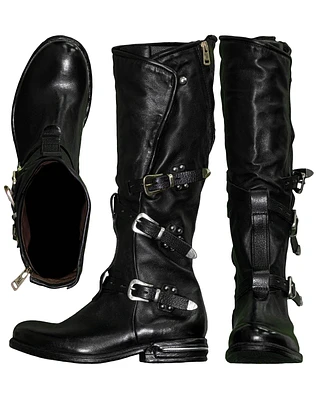 Strappy High Boot