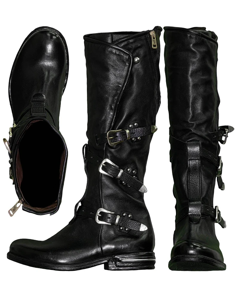Strappy High Boot