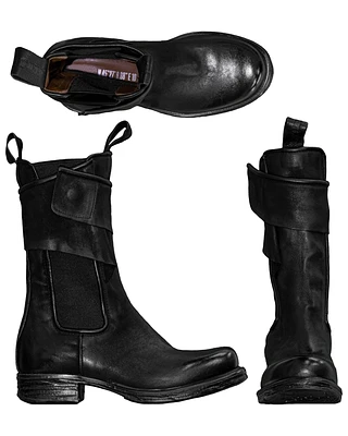 Stretch Panel Ankle Boot