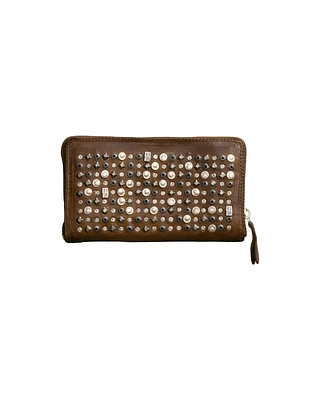 Studded Clutch Wallet