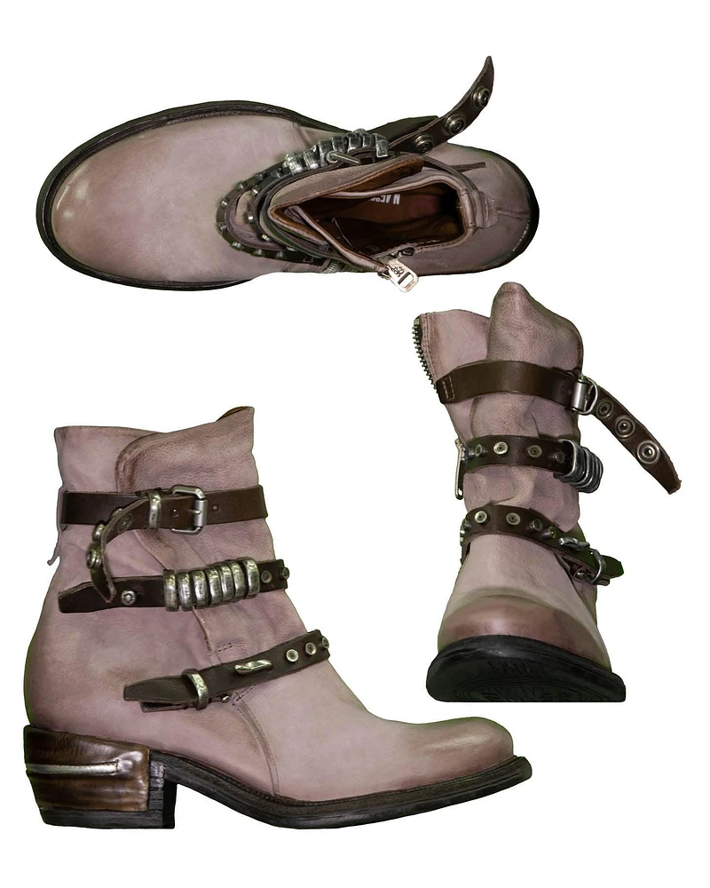 Three Strap Ankle Boot