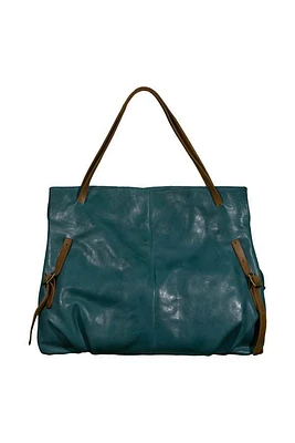 AS98 Zip Top Shoulder Bag Emerald