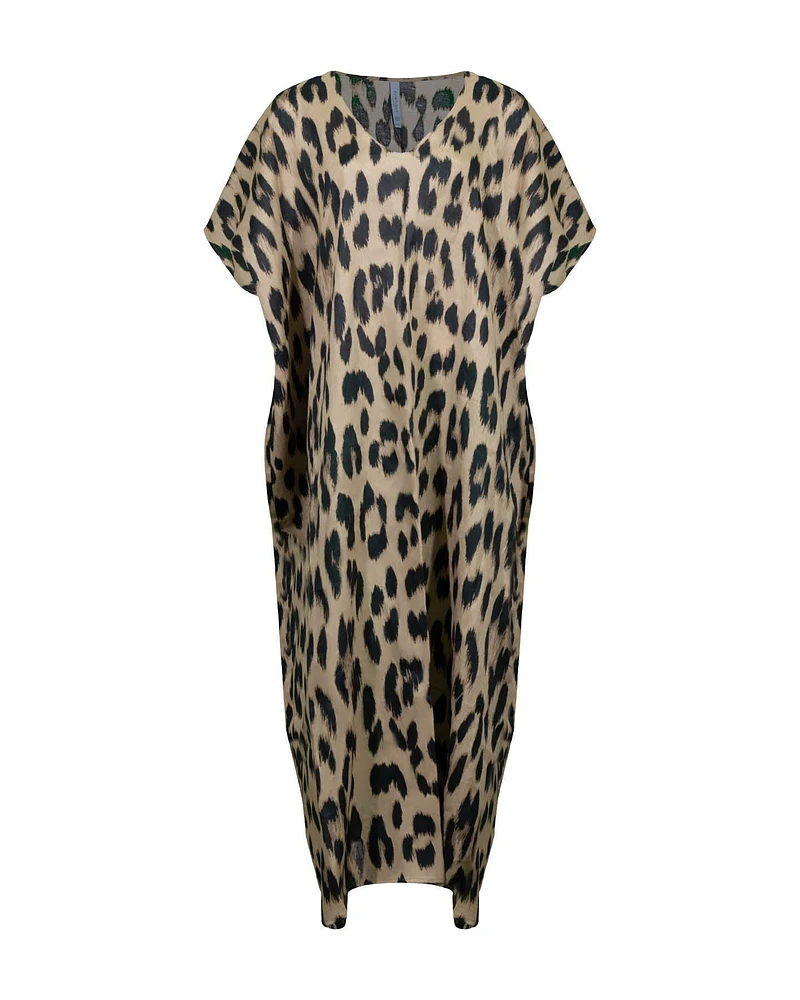 Fonda Print Caftan Dress