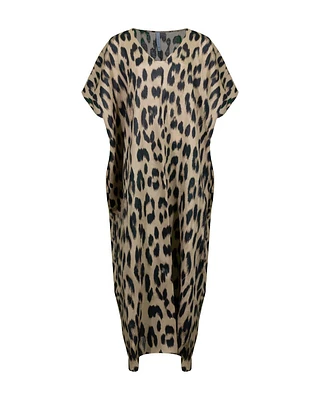 Fonda Print Caftan Dress