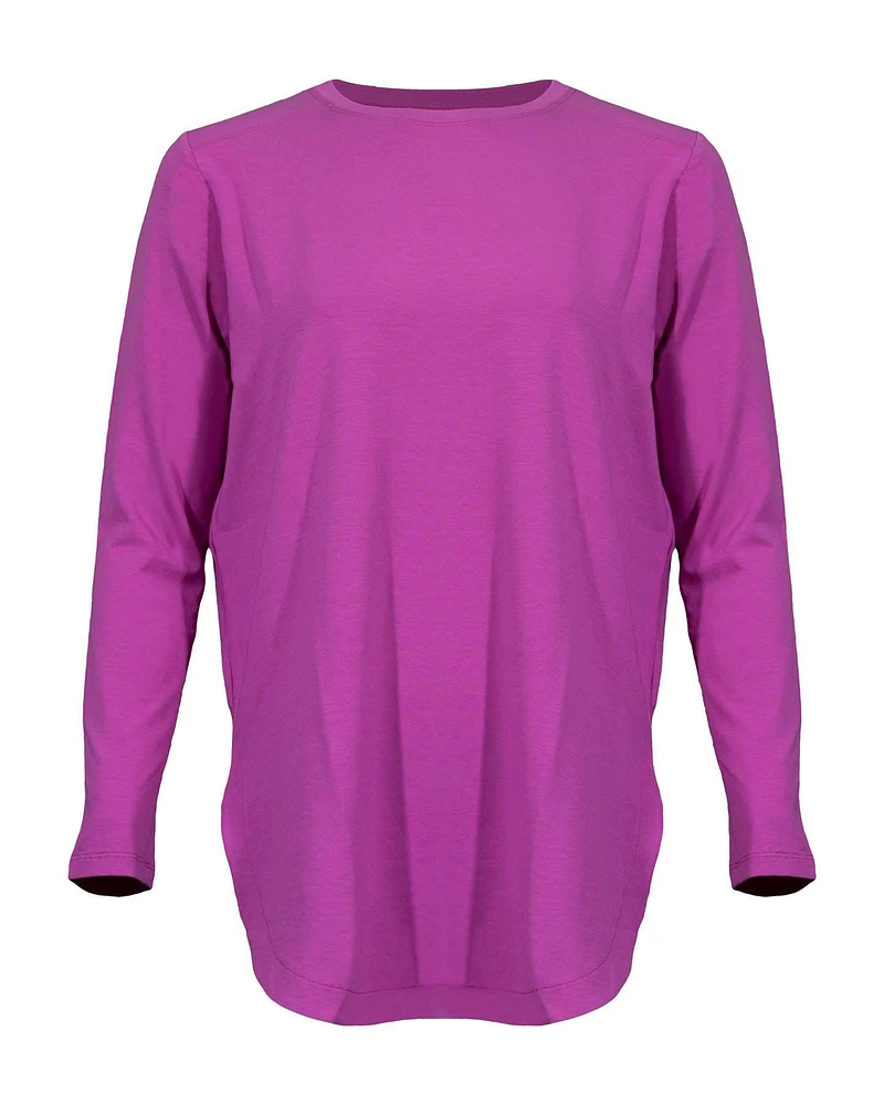 Halo Crew Neck Tunic Magenta
