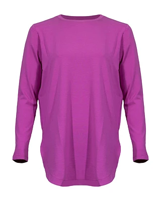 Halo Crew Neck Tunic Magenta