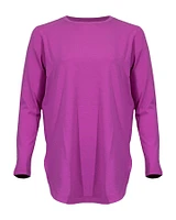 Halo Crew Neck Tunic Magenta