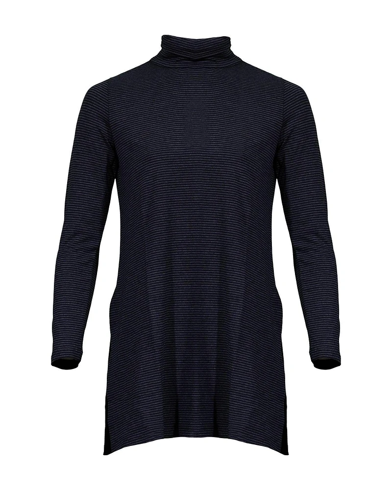 Lexi Mini Stripe Turtleneck Tunic