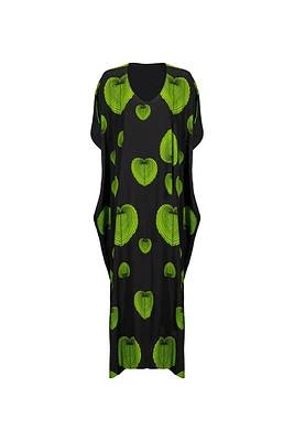Sakura Print Cabana Caftan