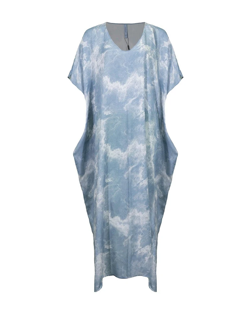 Stratus Print Caftan Dress