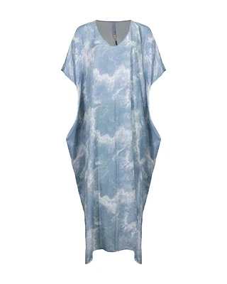 Stratus Print Caftan Dress