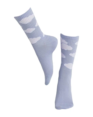 Clouds Ribbed Socks