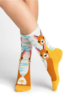 Lamas Pattern Socks