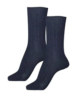 Modal Cashmere Socks Black