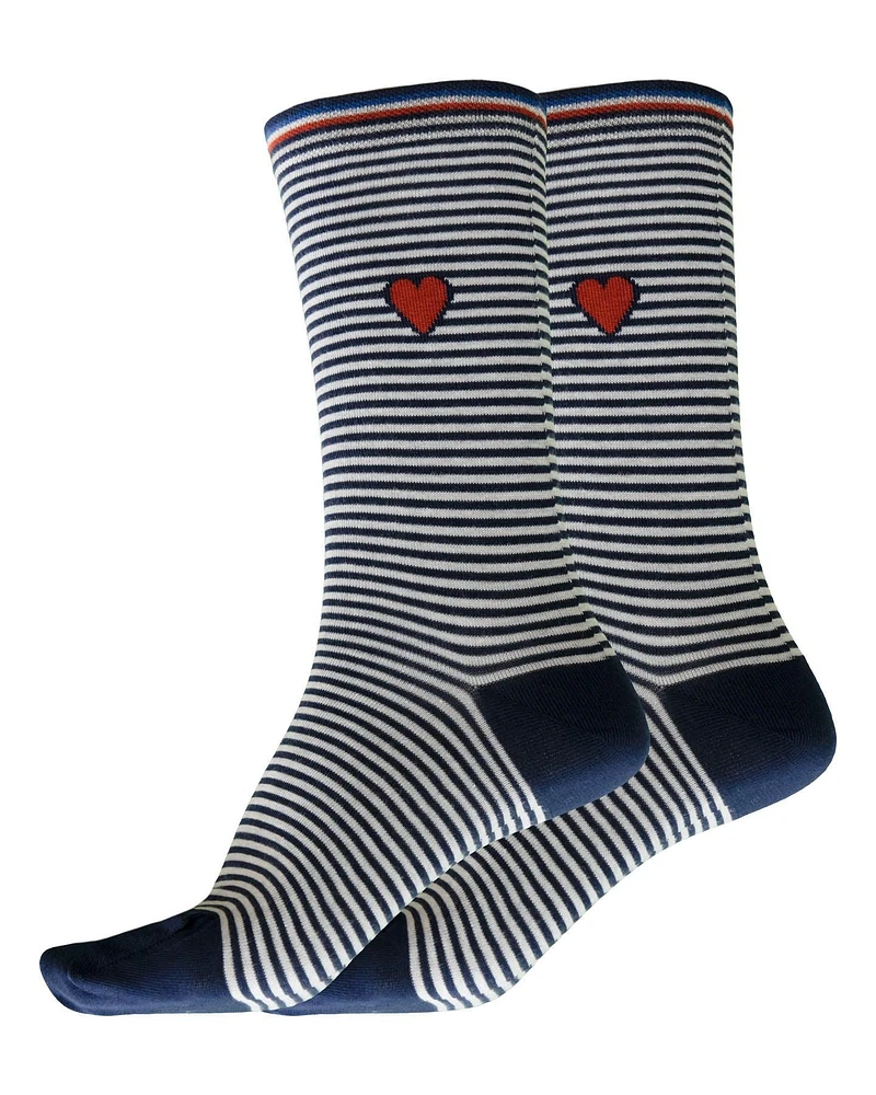 Sailor with Heart Socks