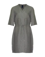 Linen Button Down Dress