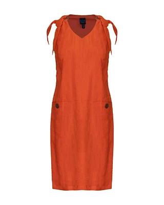 Linen Ring Strap Dress