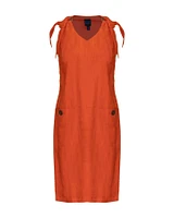 Linen Ring Strap Dress
