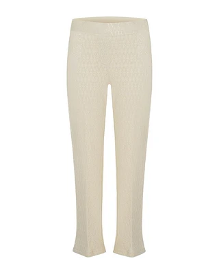 Cambio Ranee Crochet Knit Ankle Pant