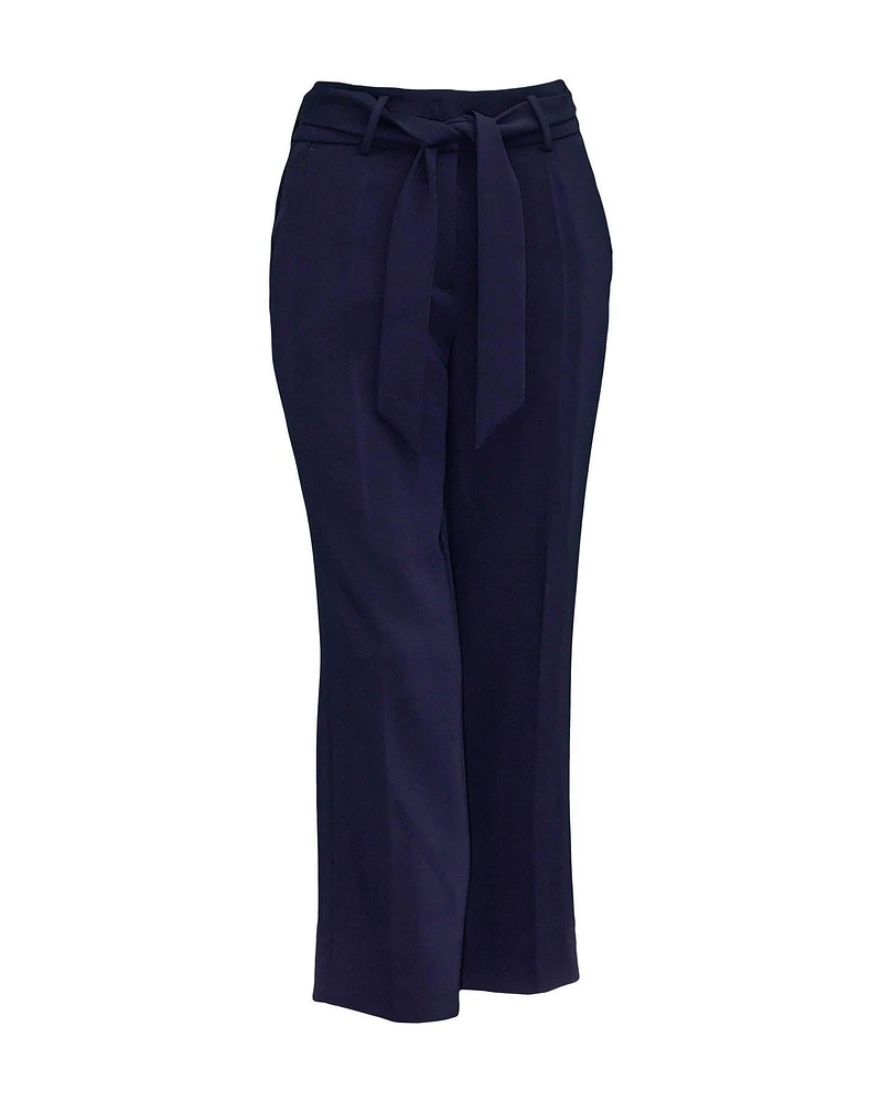 Claire Crop Pants - Navy