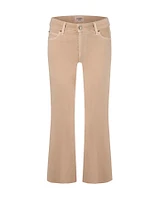 Francesca Crop Raw Edge Jean Eco Stone