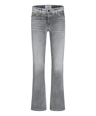 Paris Flared Grey Stone Washed Jeans