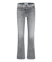 Paris Flared Grey Stone Washed Jeans