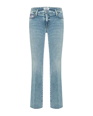 Paris Flared Raw Hem Jeans