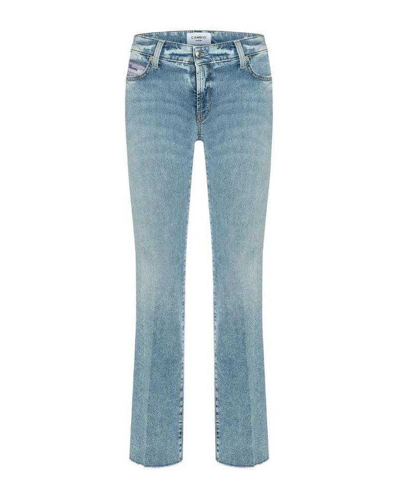Paris Flared Raw Hem Jeans