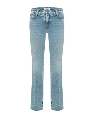 Paris Flared Raw Hem Jeans