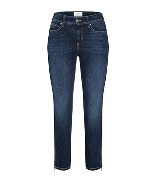 Cambio Parla Zip Hem With Glitter Insert Jeans