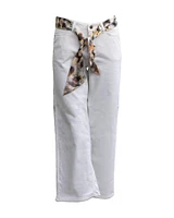 Phillipa Crop Jeans White