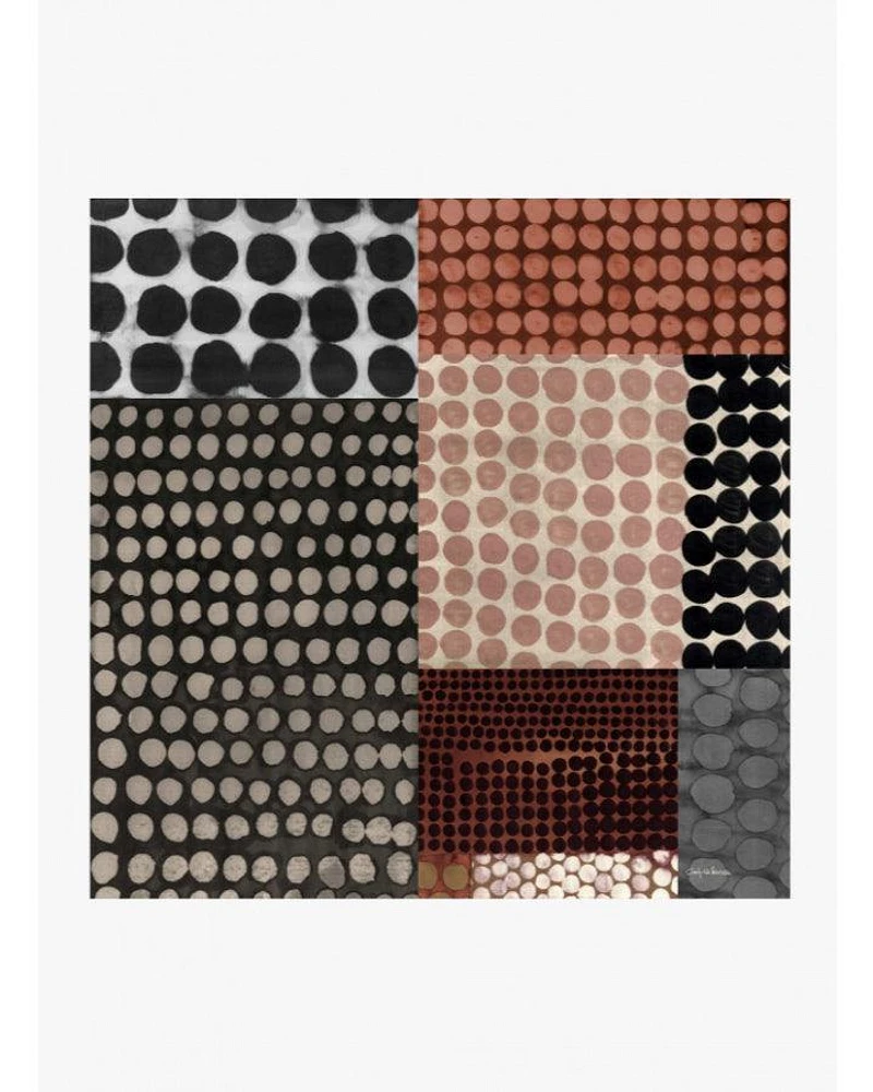 Modal Cashmere Square Multi Dot Scarf