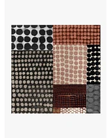 Modal Cashmere Square Multi Dot Scarf