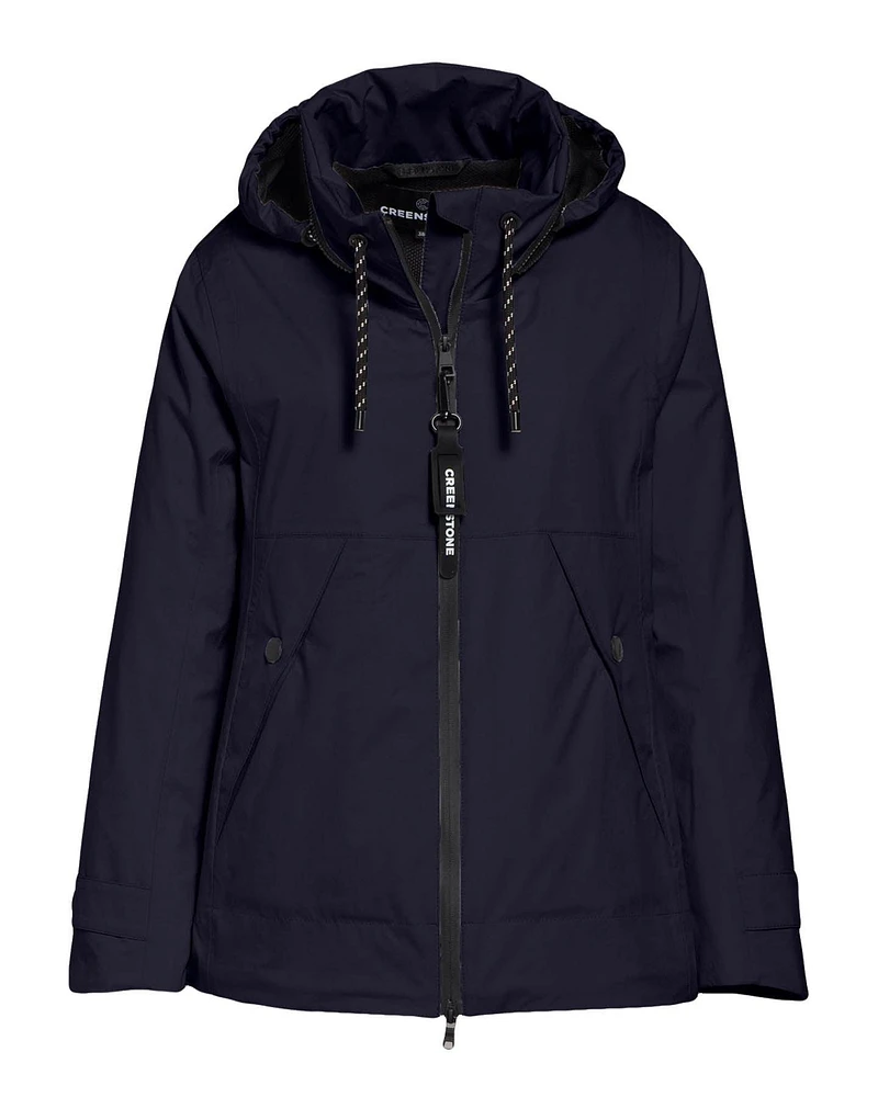 Foldaway Hood Short Rain Jacket
