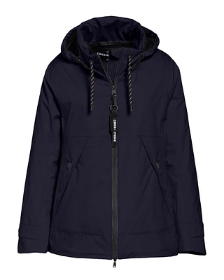 Foldaway Hood Short Rain Jacket