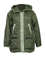 Quilted Shirt Coat