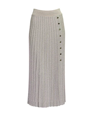 Long Pleated Skirt