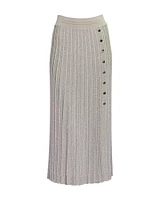 Long Pleated Skirt