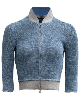 Lurex Cropped Cardi