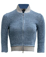 Lurex Cropped Cardi