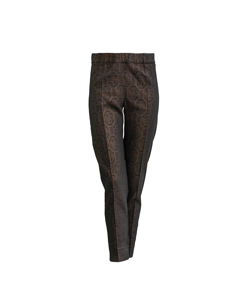 Metallic Jacquard Pants Brocade