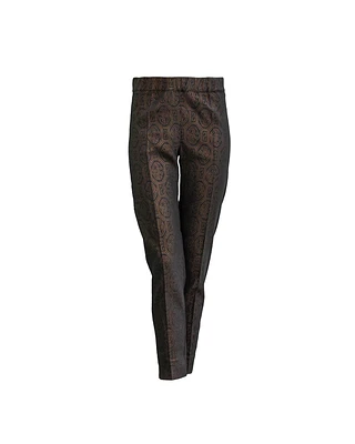 Metallic Jacquard Pants Brocade