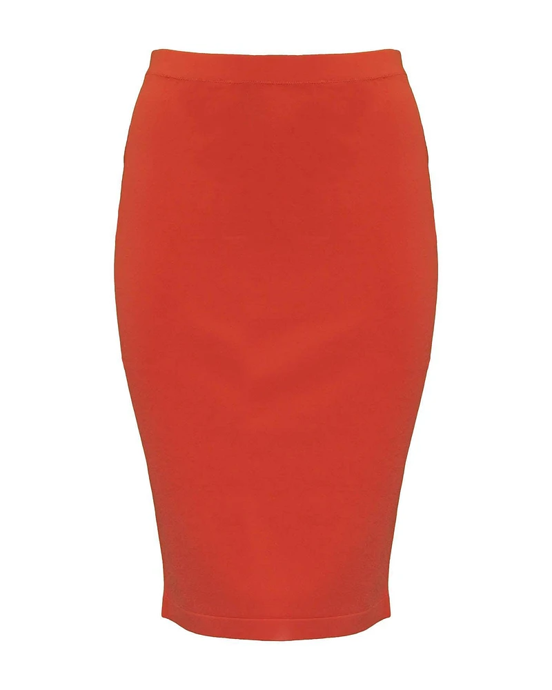 Pencil Skirt Red