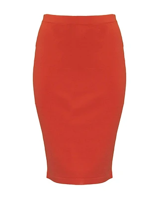 Pencil Skirt Red