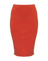 Pencil Skirt Red