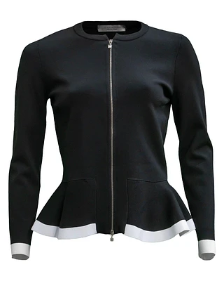 Peplum Knit Jacket