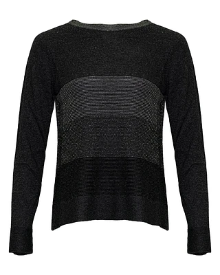 Pullover with Lurex Antracite